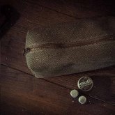 Trousse de toilette Homme Apothecary 87 en tissu et finitions cuir