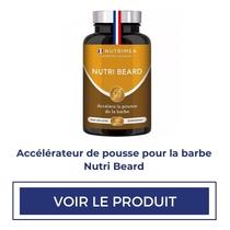 Nutri Beard : Accélérateur pousse de la barbe 90 gélules
