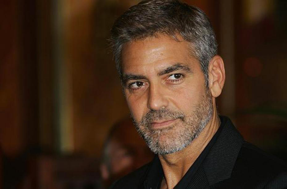 Barbe de 3 jours Clooney
