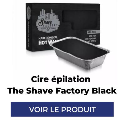 cire épilation shave factory black