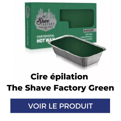 cire épilation shave factory green