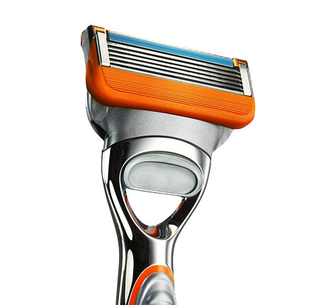 gillette fusion gris