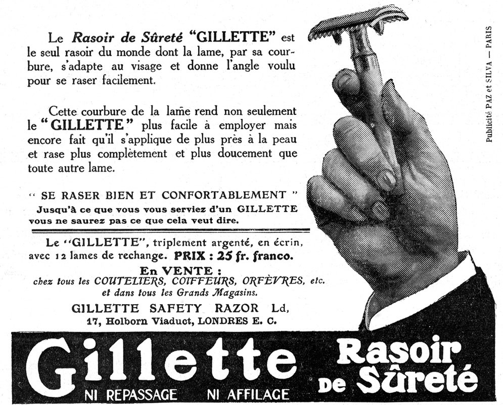 lame rasoir Gillette Fusion