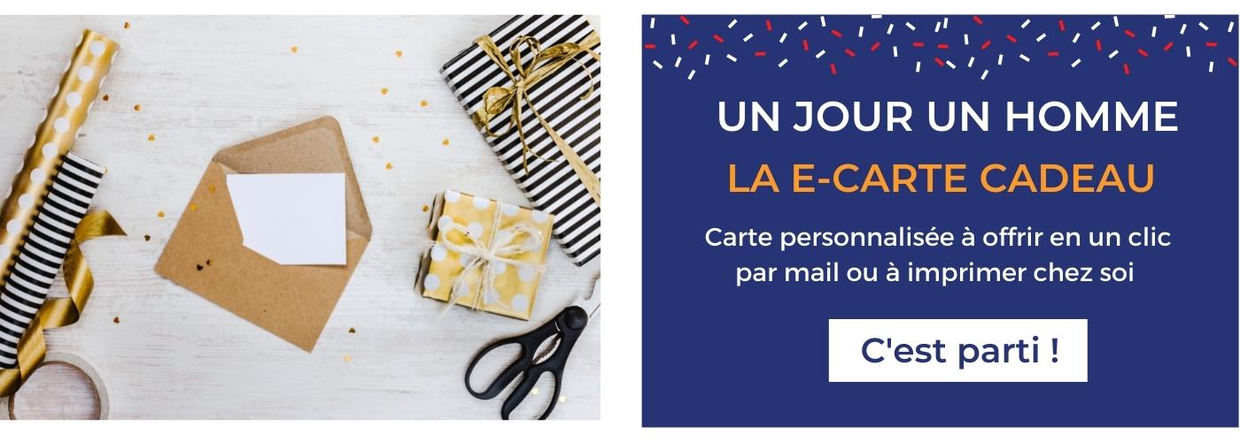 Carte cadeau Un Jour Un Homme