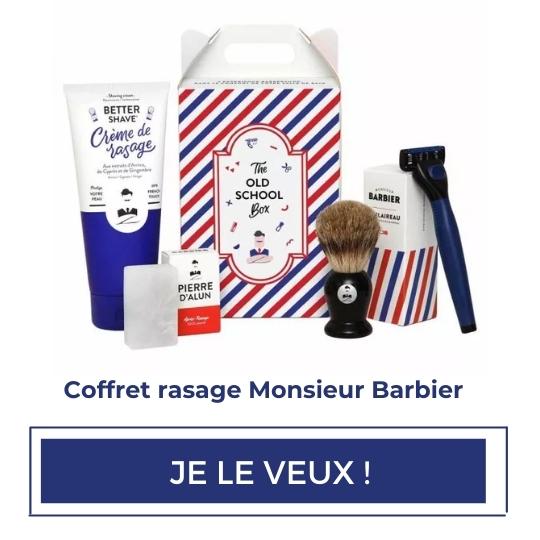 Coffret rasage homme Monsieur Barbier