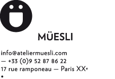 logo le baigneur - atelier muesli