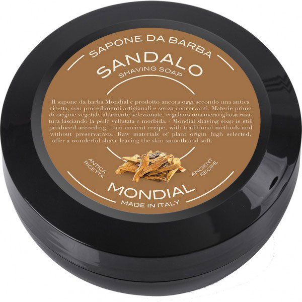 savon a barbe mondial shaving sandalo
