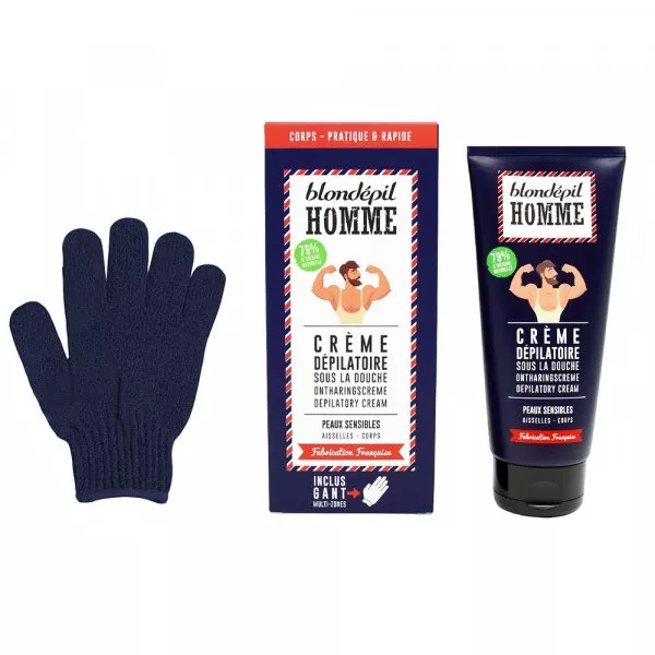 Crème dépilatoire homme Corps Blondépil