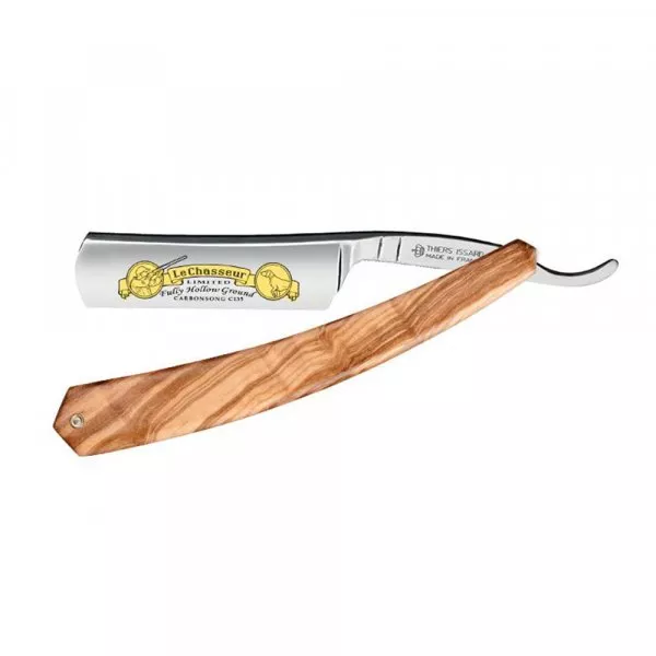 Rasoir de barbier Thiers Issard Le Chasseur Brun