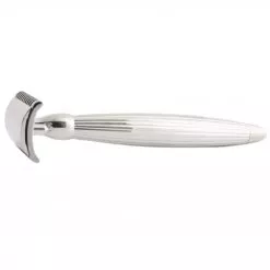 Rasoir de sûreté massif Godron - Finition Palladium