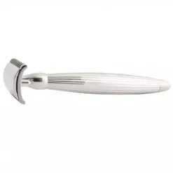 Rasoir de sûreté massif Godron - Finition Palladium