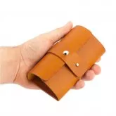 Coffret rasage Mühle avec pochette en cuir de vachette