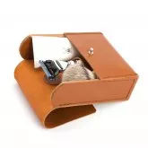 Trousse de toilette homme Mühle petite en cuir de vachette