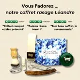 Coffret rasage homme Léandre