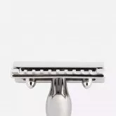 Rasoir de sûreté massif Godron - Finition Palladium