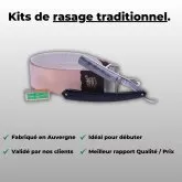 Set de Rasage Coupe Choux Débutant Thiers Issard Le Petit Francais et Cuir