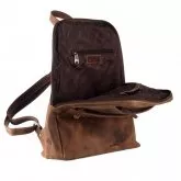 Sac à dos de ville Greenburry en cuir vintage