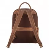 Sac à dos Greenburry vintage en cuir avec fermeture éclair